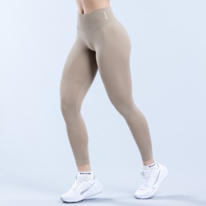DFYNE Defy Leggings Női Bézs | 48590-RECK
