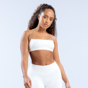 DFYNE Defy Strappy Sport Melltartó Női Fehér | 13952-GICA