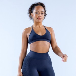 DFYNE Ignite Cross Back Sport Melltartó Női Szürke | 76281-QDSI