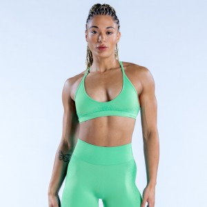 DFYNE Ignite Cross Back Sport Melltartó Női Menta | 50921-YPWR