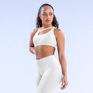 DFYNE Impact Asymmetric Sport Melltartó Női Fehér | 51743-JWFA