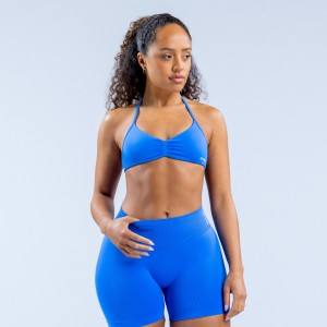 DFYNE Impact Strappy Sport Melltartó Női Kék | 20587-ODZK