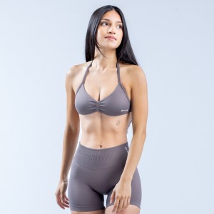 DFYNE Impact Strappy Sport Melltartó Női Lila | 49872-OMXA