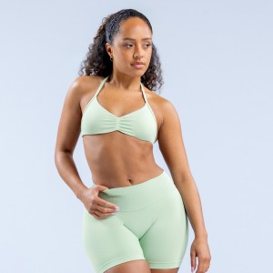 DFYNE Impact Strappy Sport Melltartó Női Zöld | 18759-YQWE