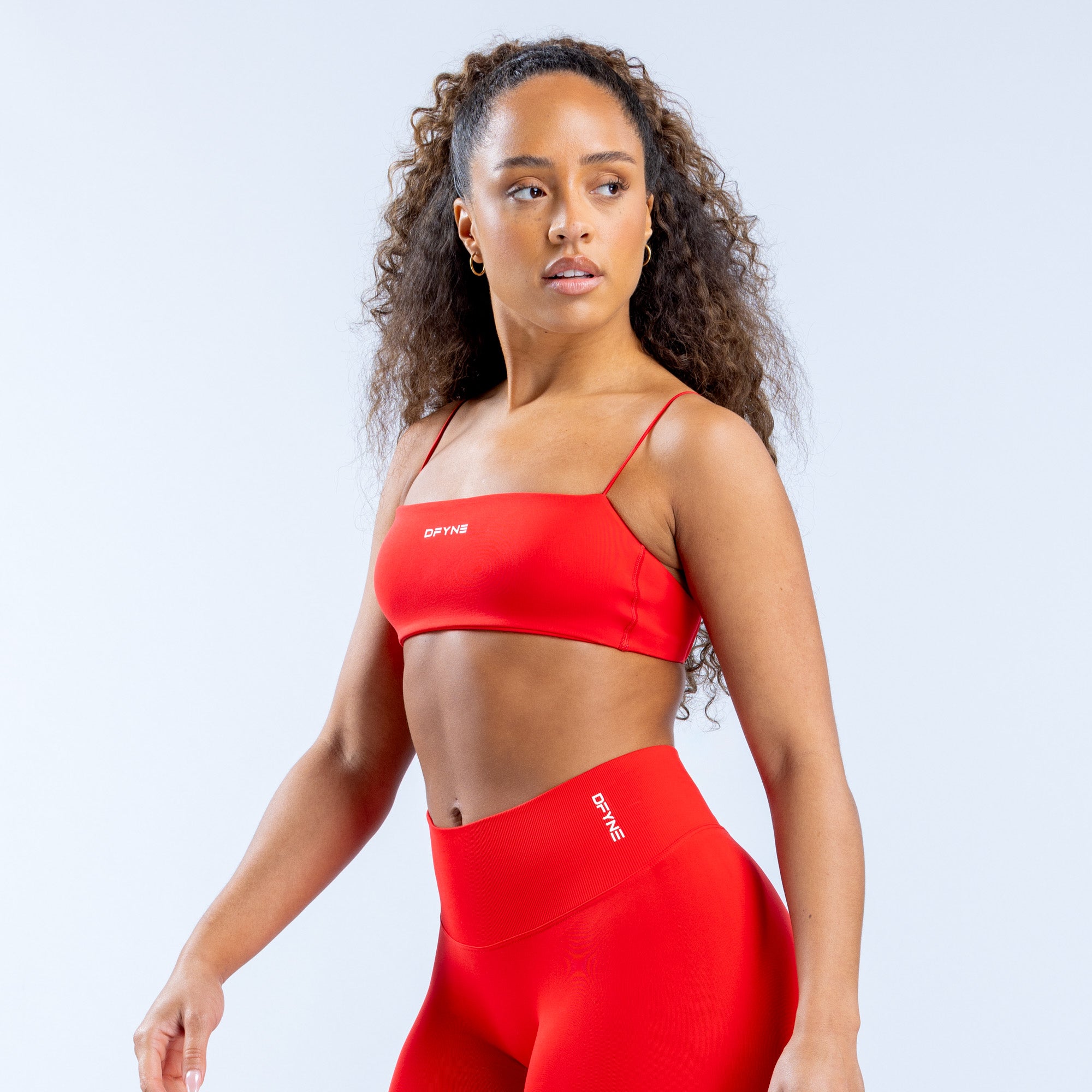 DFYNE Defy Strappy Sport Melltartó Női Narancssárga | 20486-IEKN