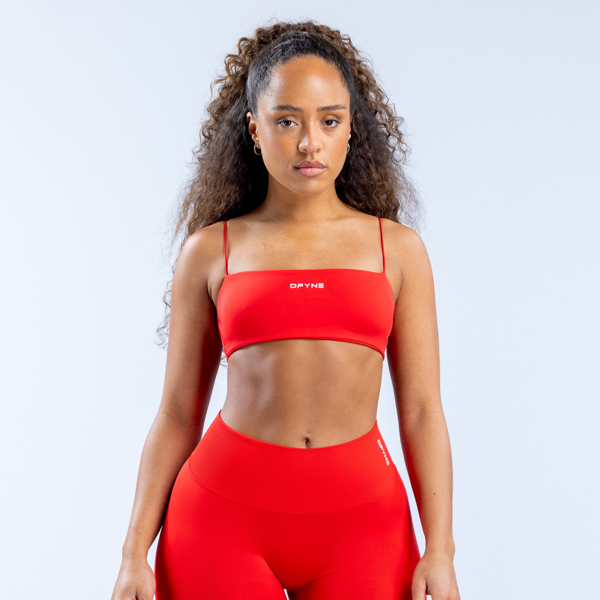 DFYNE Defy Strappy Sport Melltartó Női Narancssárga | 20486-IEKN