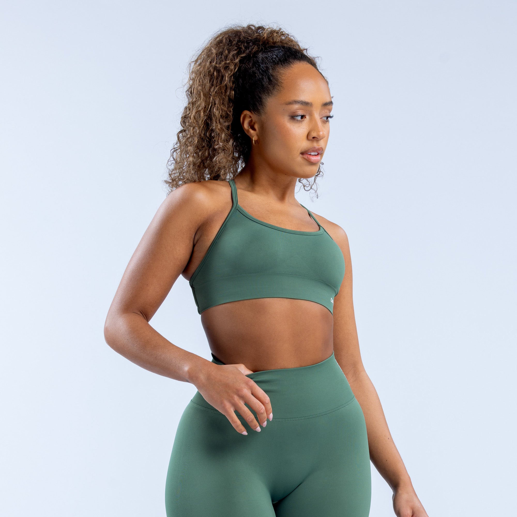 DFYNE Dynamic Backless Sport Melltartó Női Zöld | 94760-ODHU