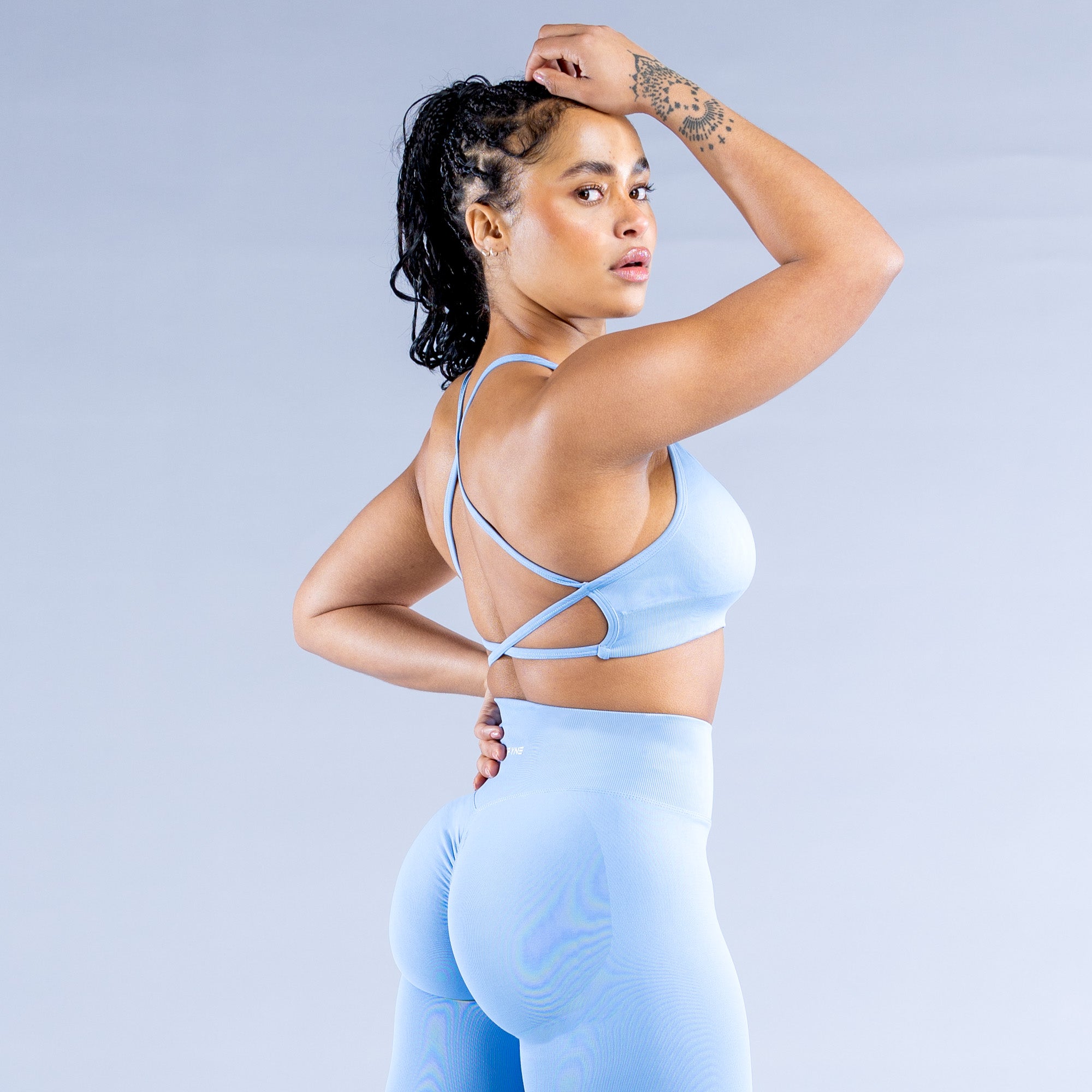 DFYNE Dynamic Backless Sport Melltartó Női Kék | 38045-TXDA