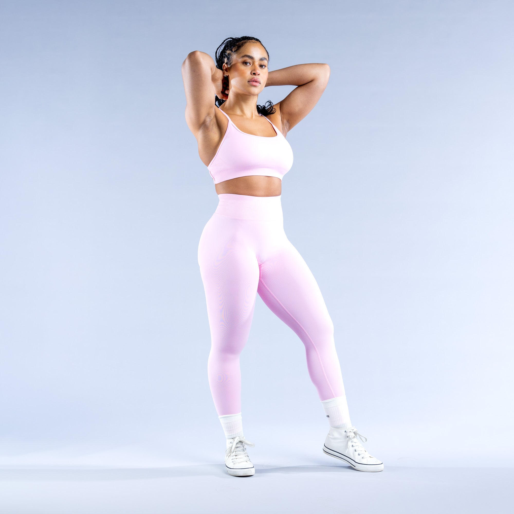 DFYNE Dynamic Backless Sport Melltartó Női Világos Rózsaszín Rózsaszín | 57324-LCVX