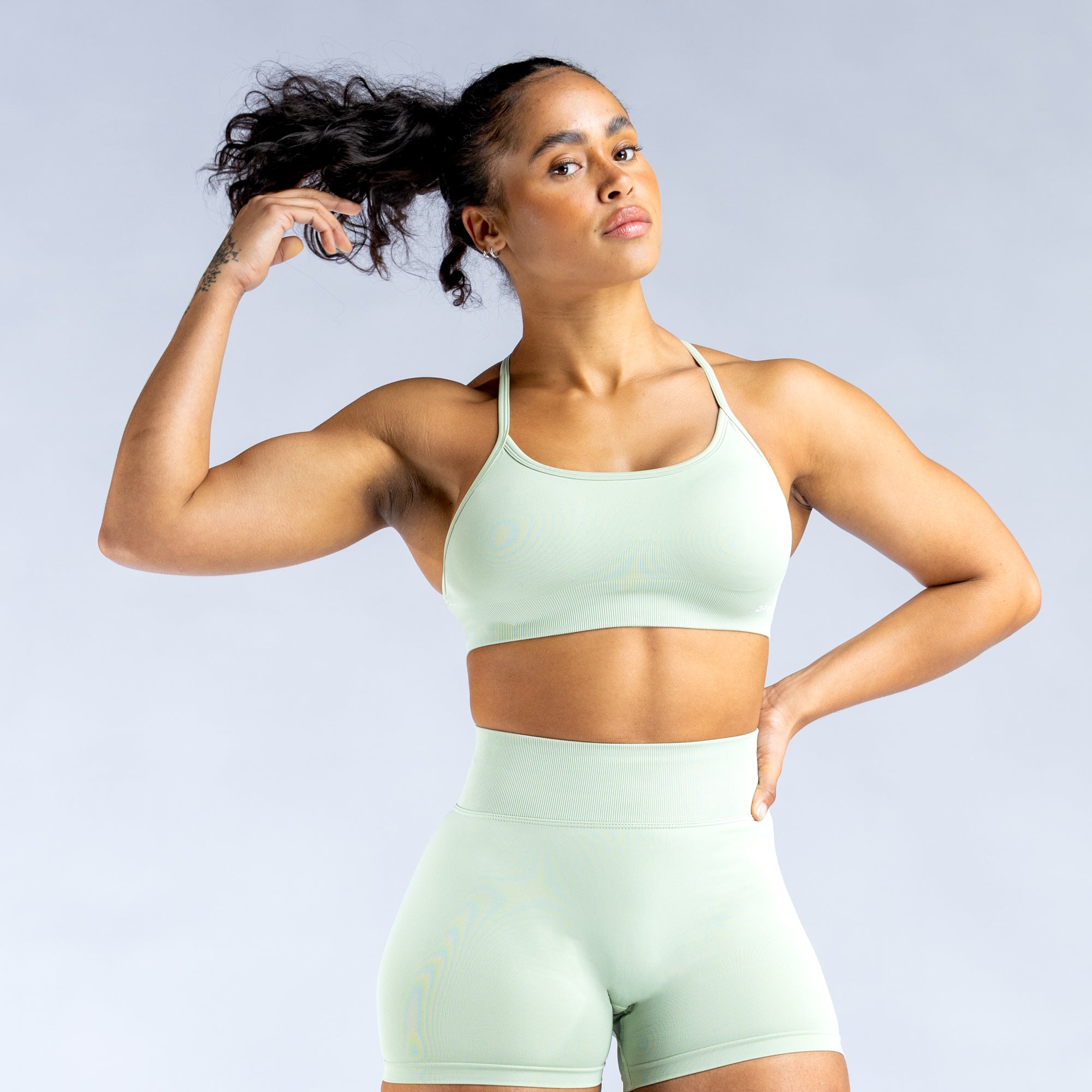 DFYNE Dynamic Backless Sport Melltartó Női Zöld | 73280-KXVZ