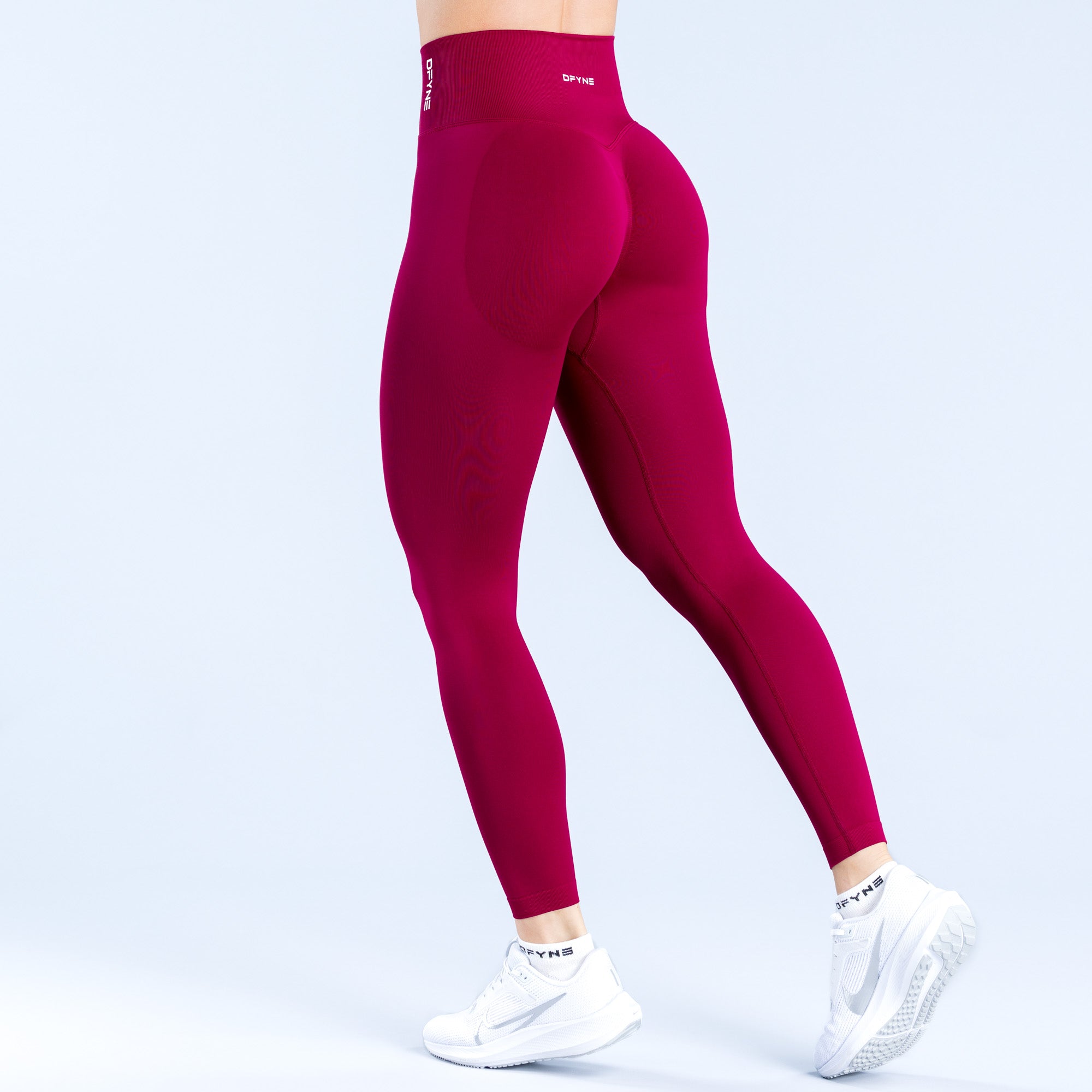 DFYNE Dynamic Leggings Női Fukszia | 40865-YBZV