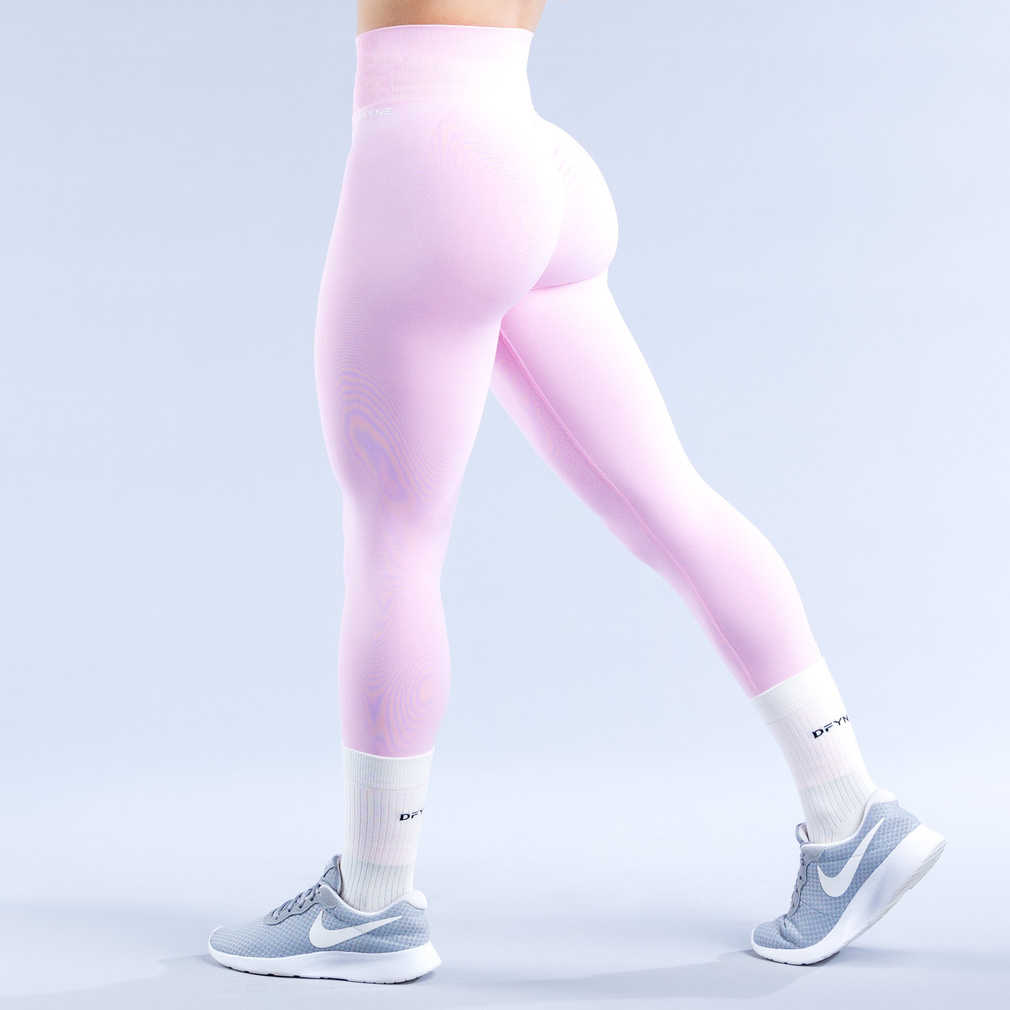DFYNE Dynamic Leggings Női Világos Rózsaszín Rózsaszín | 95670-MTGK
