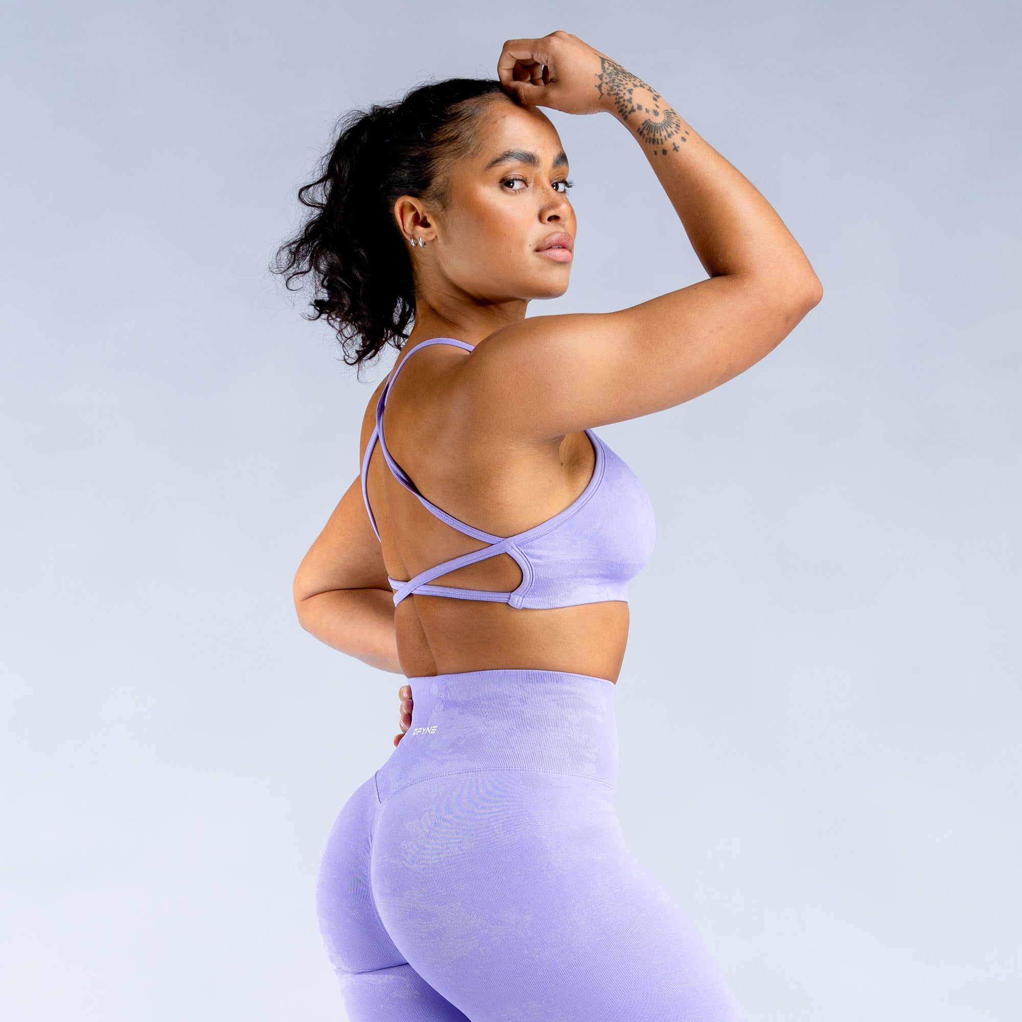 DFYNE Dynamic Mist Backless Sport Melltartó Női Fehér | 02973-QWBU