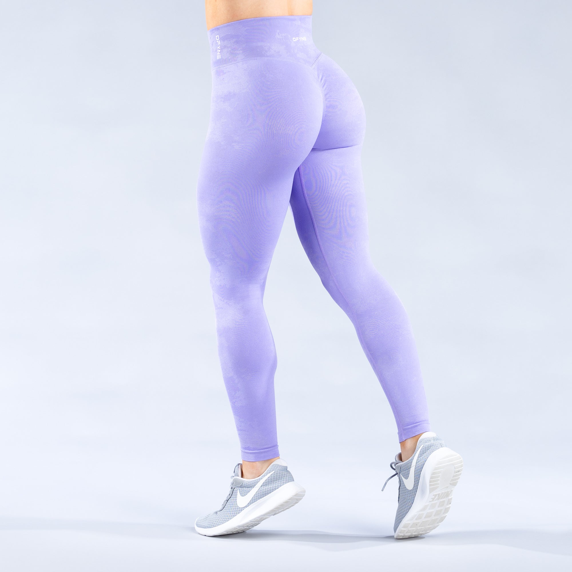 DFYNE Dynamic Mist Leggings Női Fehér | 27946-OCJW