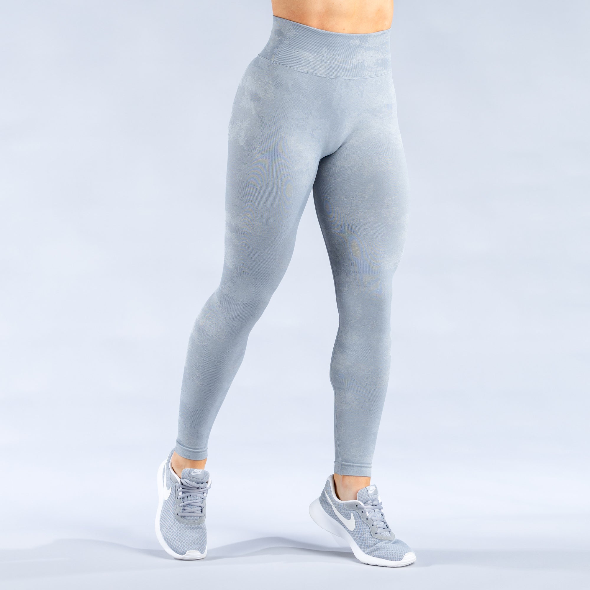 DFYNE Dynamic Mist Leggings Női Világos Szürke Fehér | 07538-DCXI