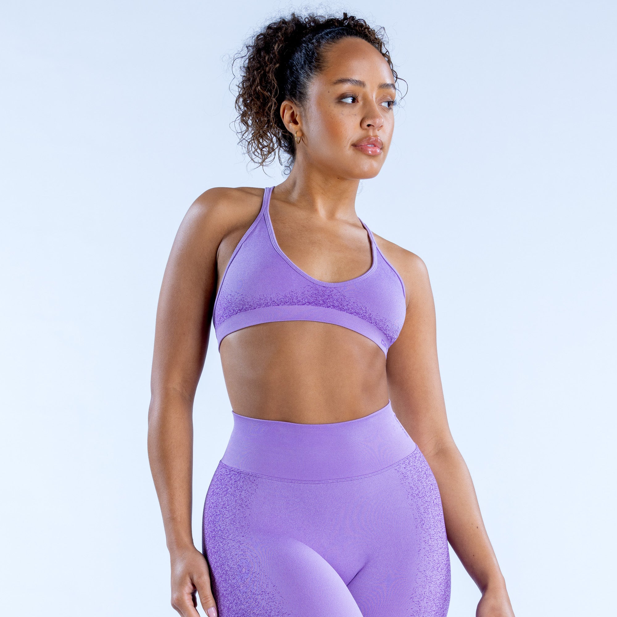 DFYNE Ignite Cross Back Sport Melltartó Női Lila | 54987-RKFQ