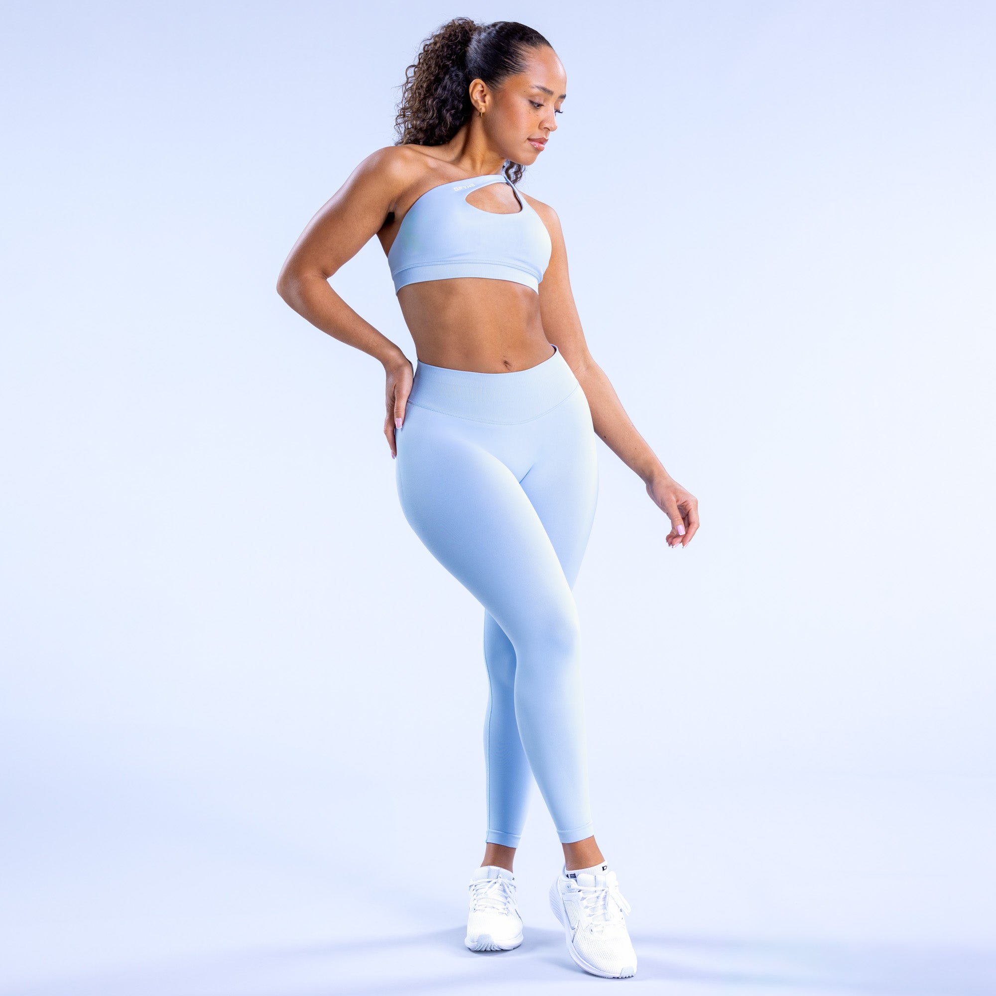 DFYNE Impact Asymmetric Sport Melltartó Női Kék | 23945-MANI
