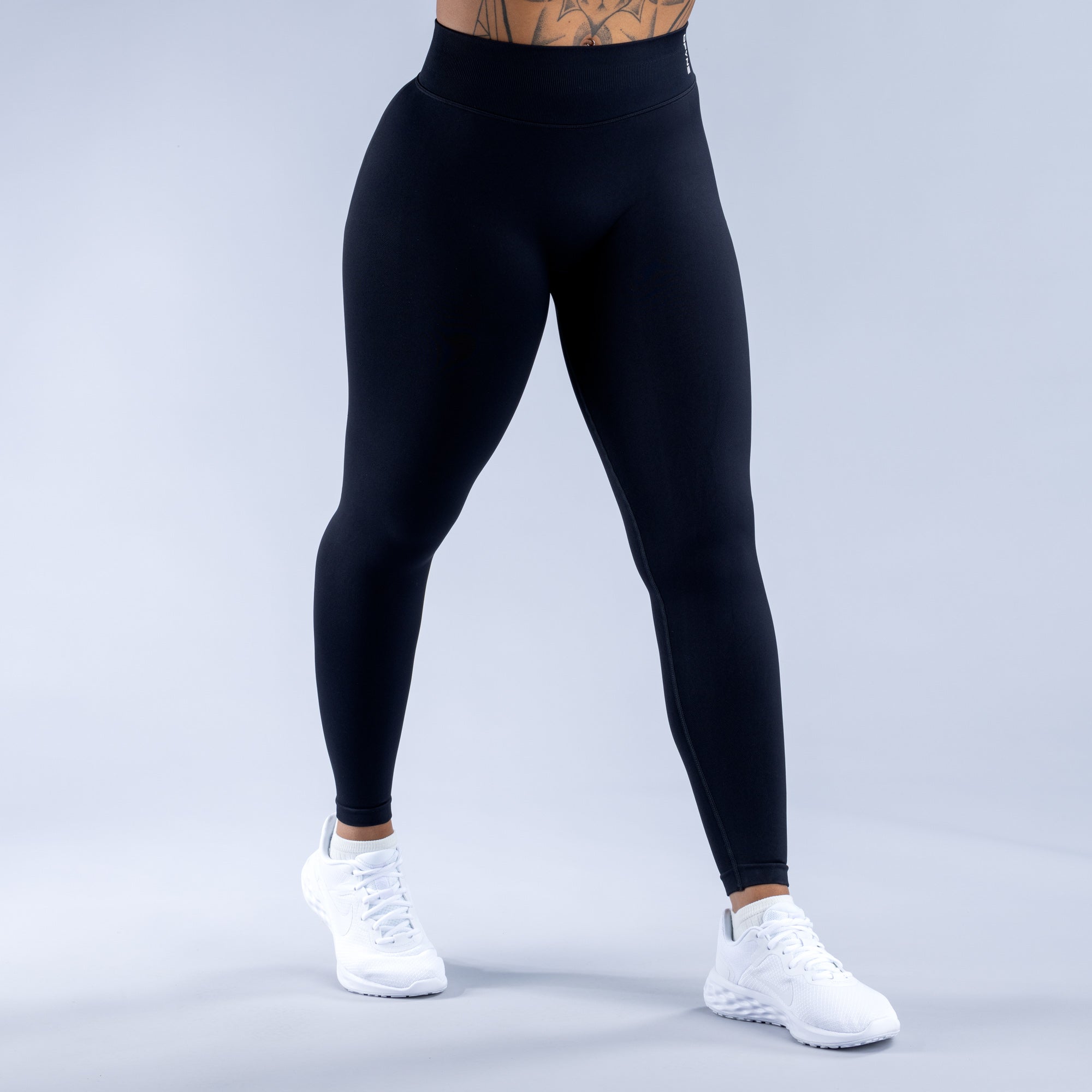 DFYNE Impact Leggings Női Fekete | 01295-DQZT