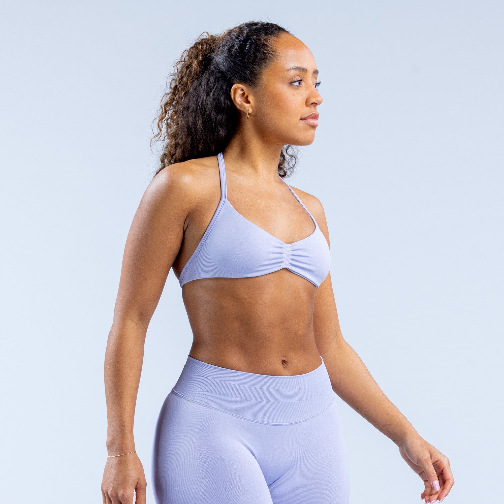 DFYNE Impact Strappy Sport Melltartó Női Lila | 75389-JHCQ