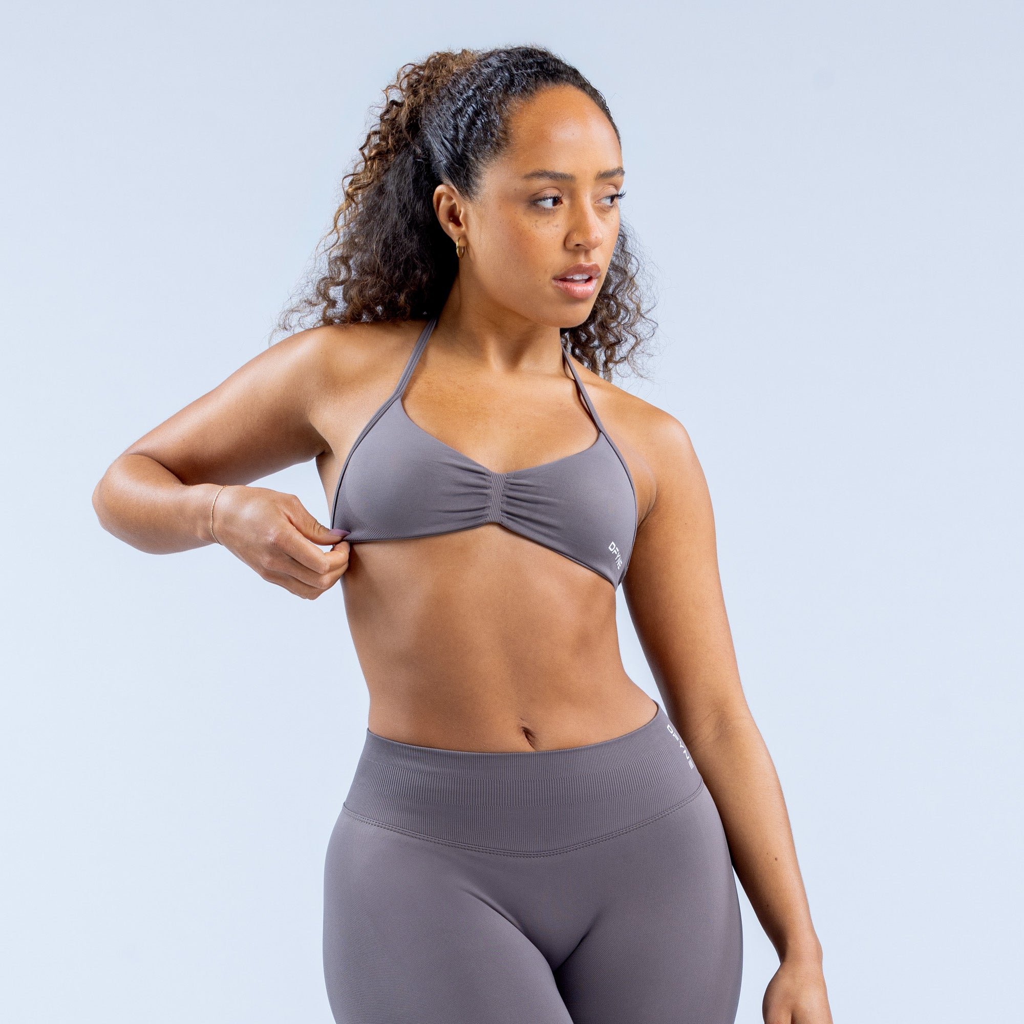 DFYNE Impact Strappy Sport Melltartó Női Lila | 49872-OMXA