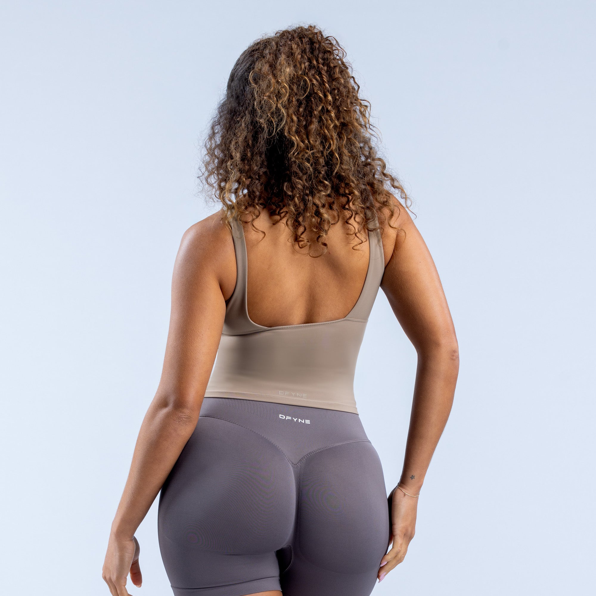 DFYNE Origin Minimal Sports Felső Női Khaki | 25387-HZEN