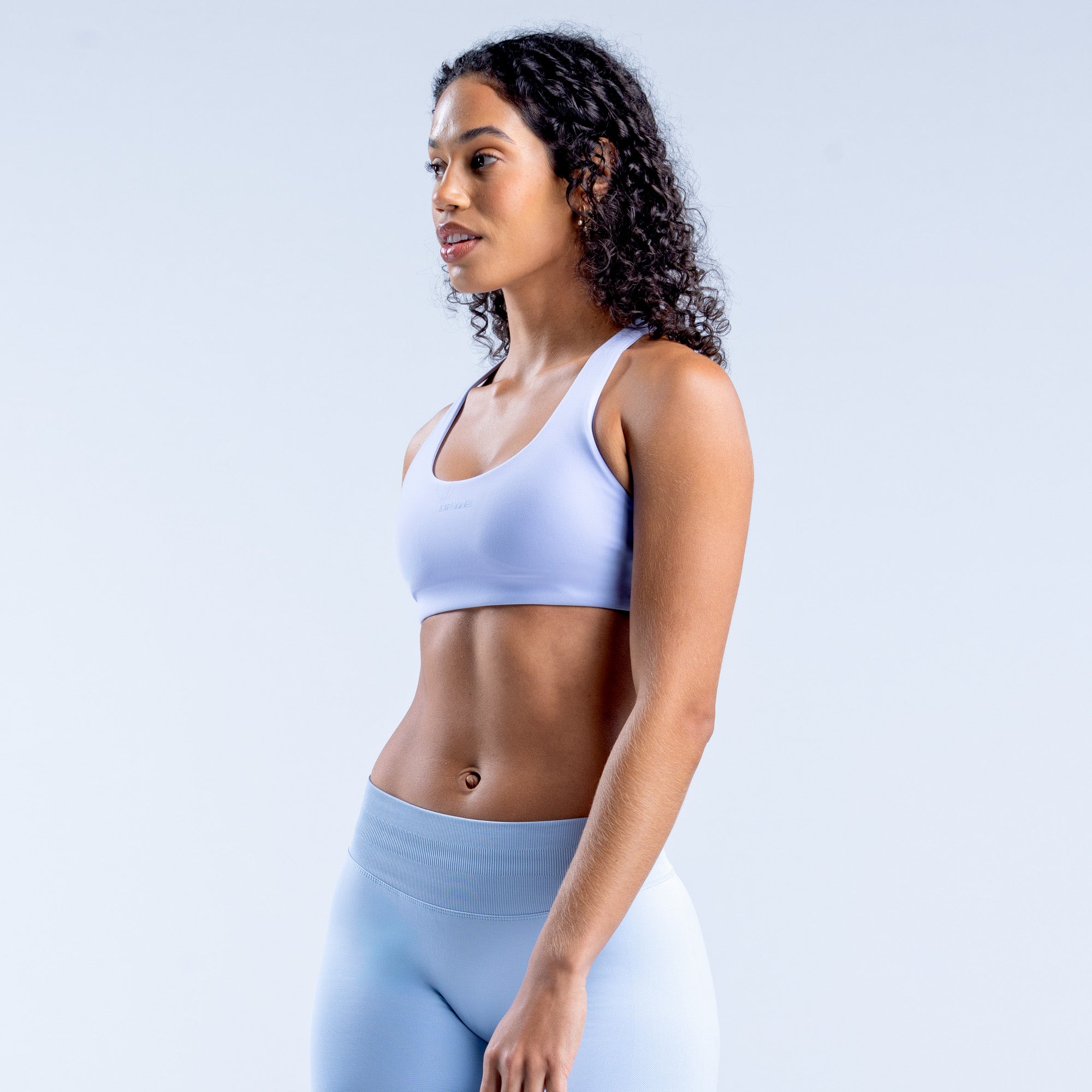DFYNE Origin Racer Back Sport Melltartó Női Világos Levendula | 02439-SBAY