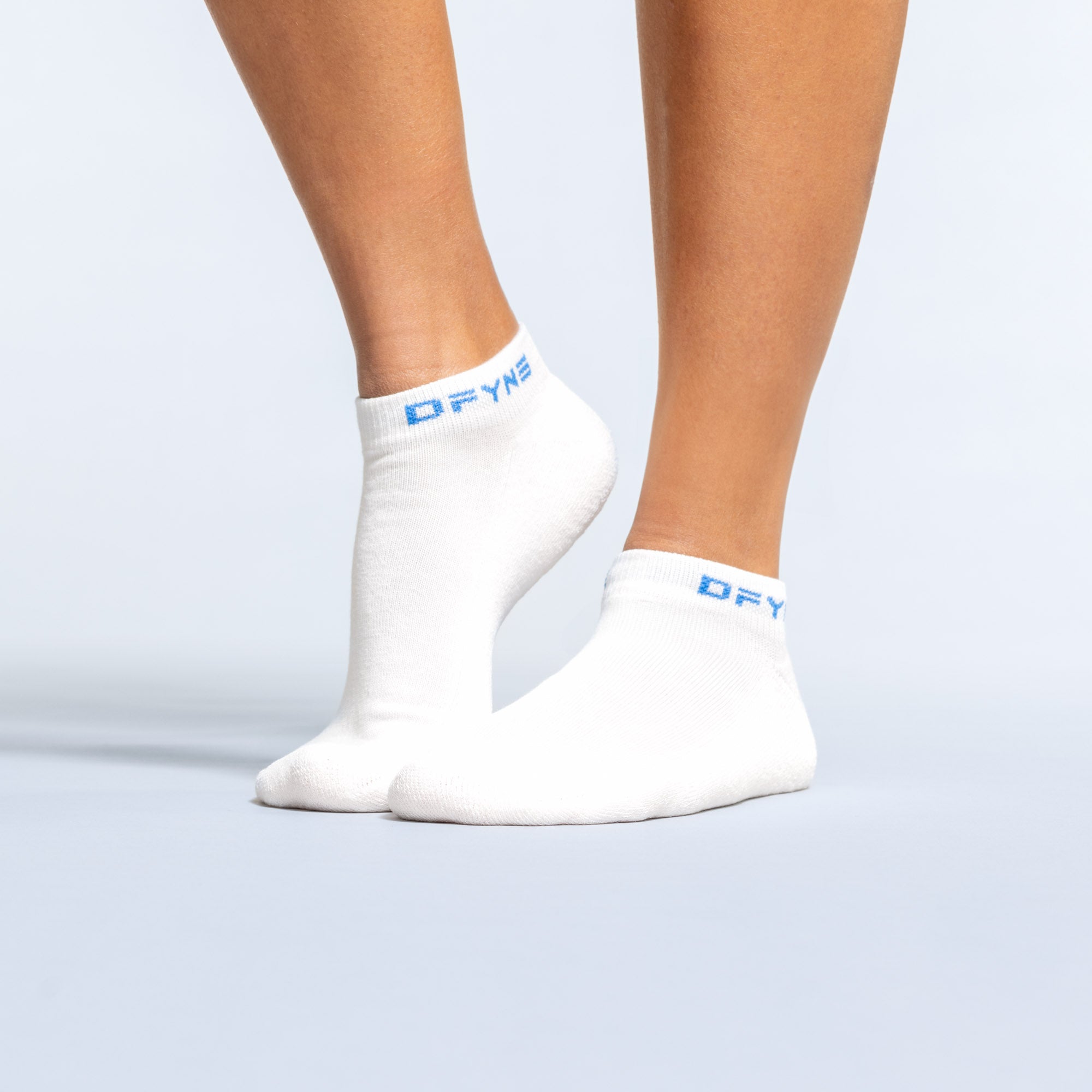 DFYNE Revive Ankle Zokni Női Fehér Kék | 91460-EGBY