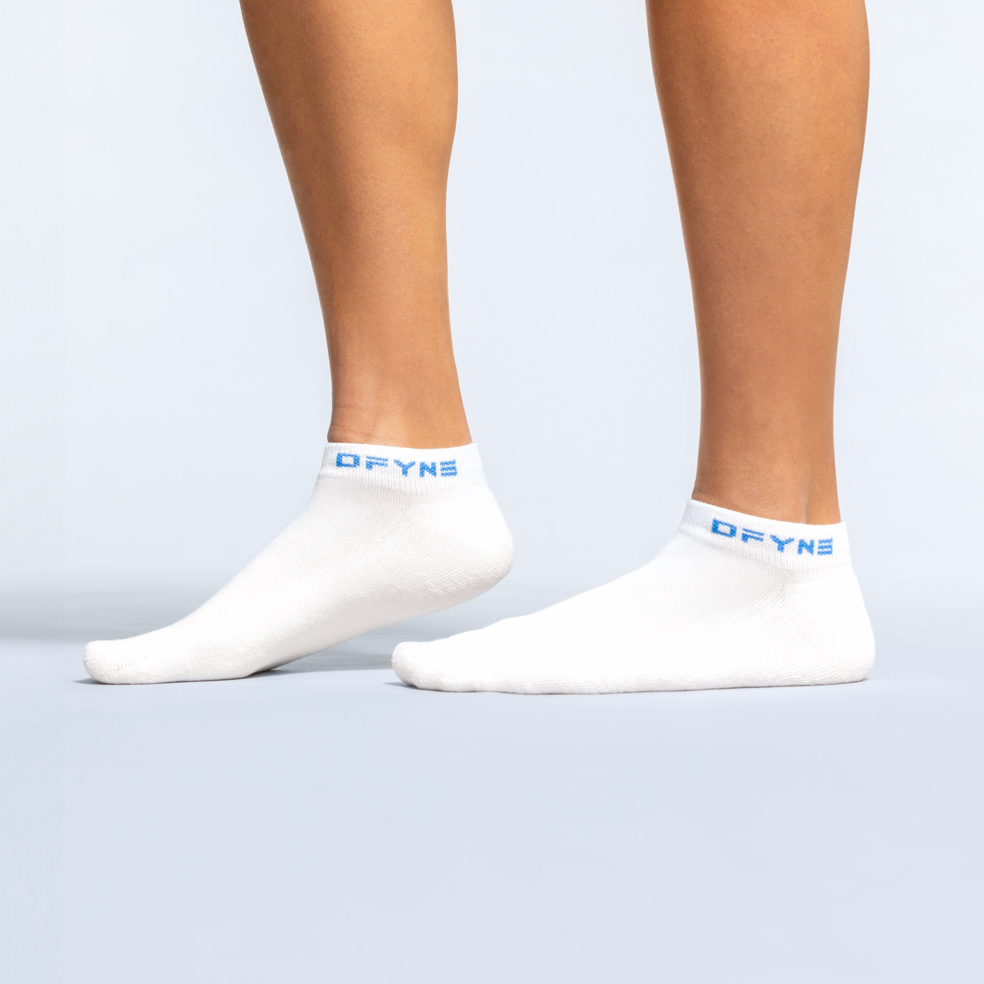 DFYNE Revive Ankle Zokni Női Fehér Kék | 91460-EGBY