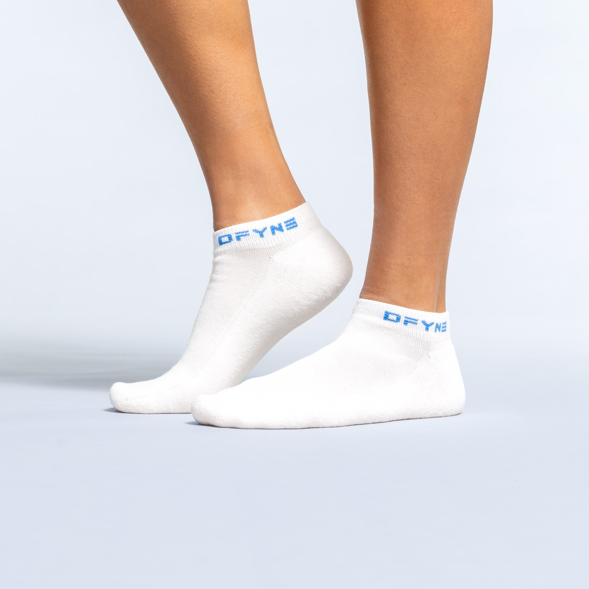 DFYNE Revive Ankle Zokni Női Fehér Kék | 91460-EGBY