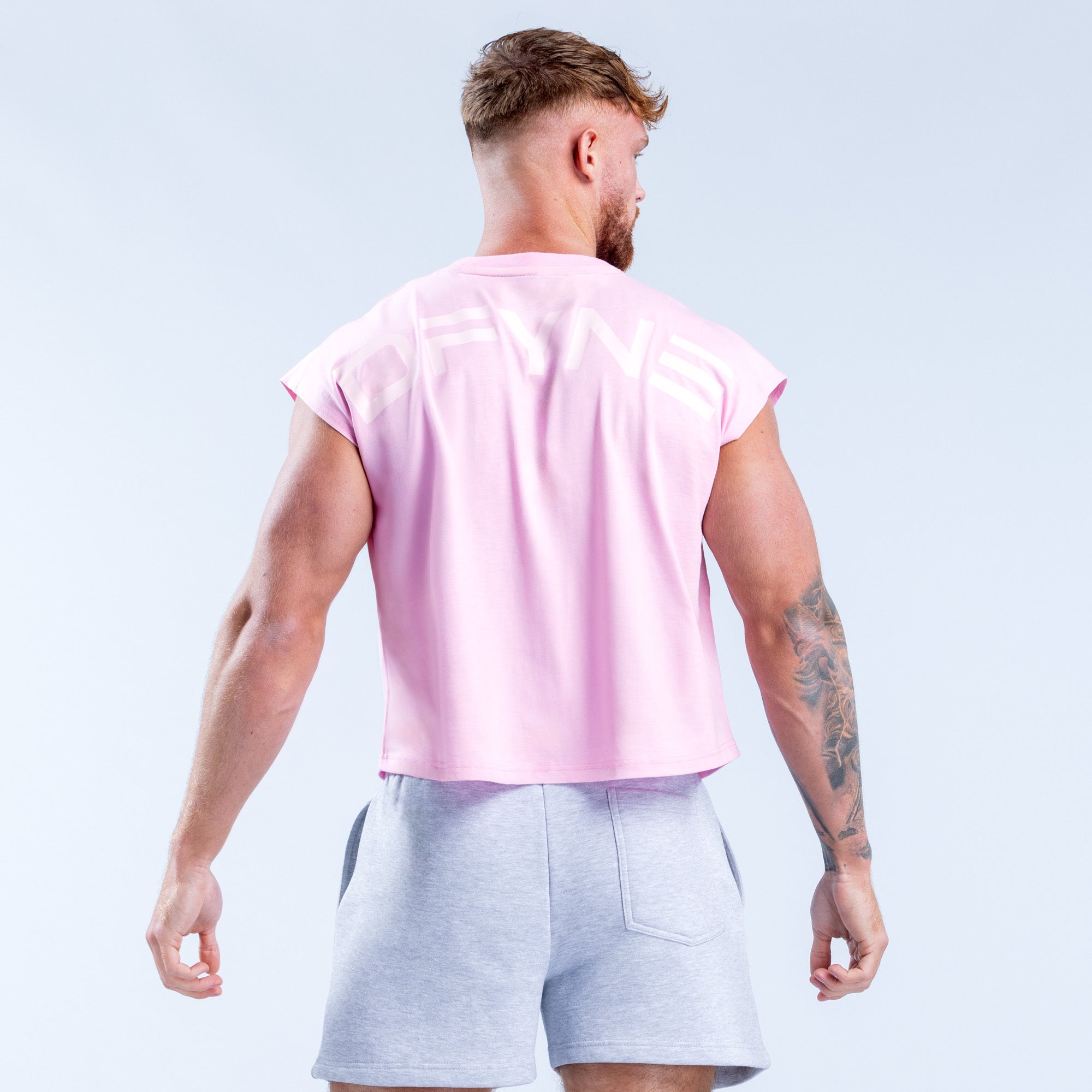 DFYNE Signature Crop Trikó Férfi Világos Rózsaszín Rózsaszín | 80567-DZWL