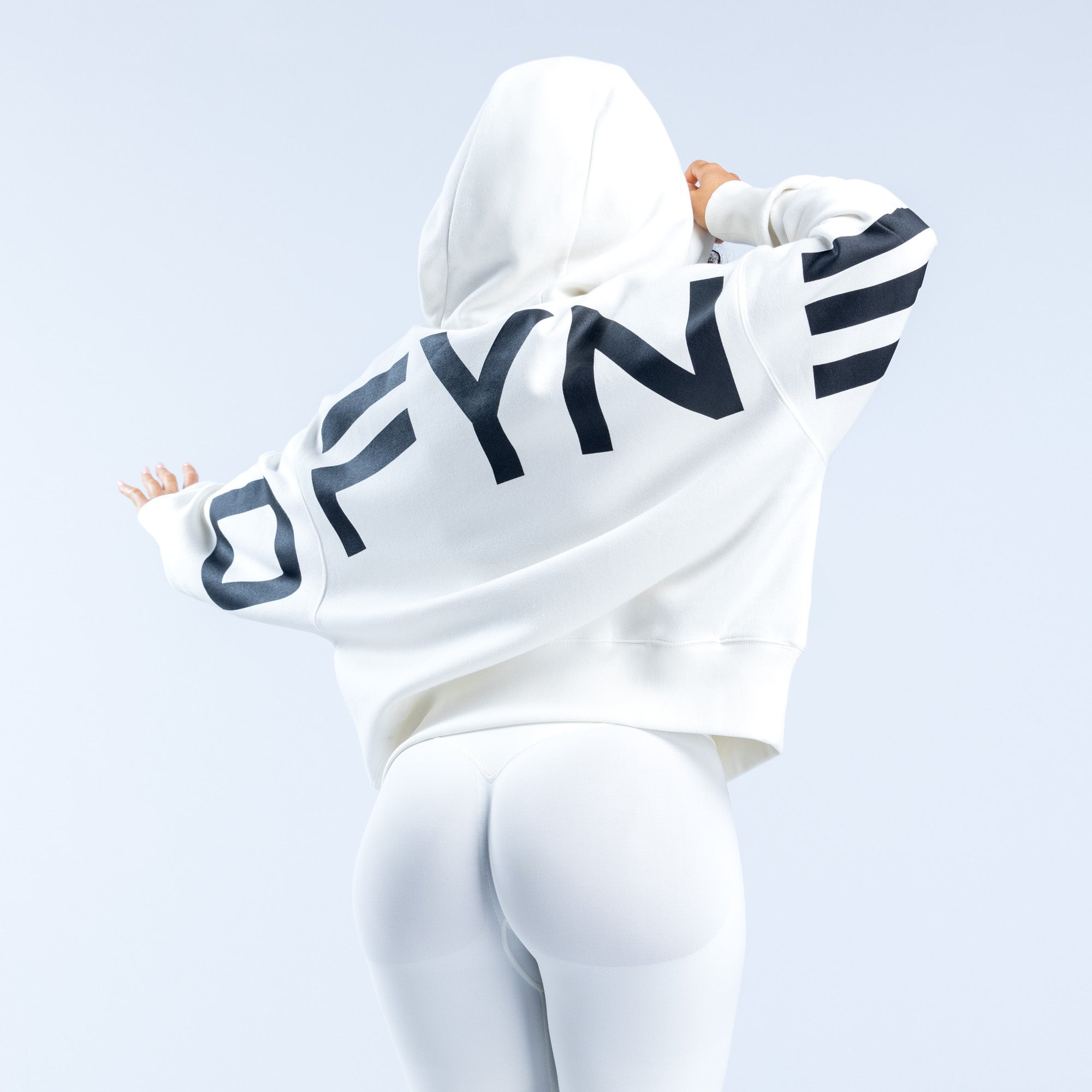 DFYNE Signature Kapucnis Pulóver Női Fehér | 50276-PZIR