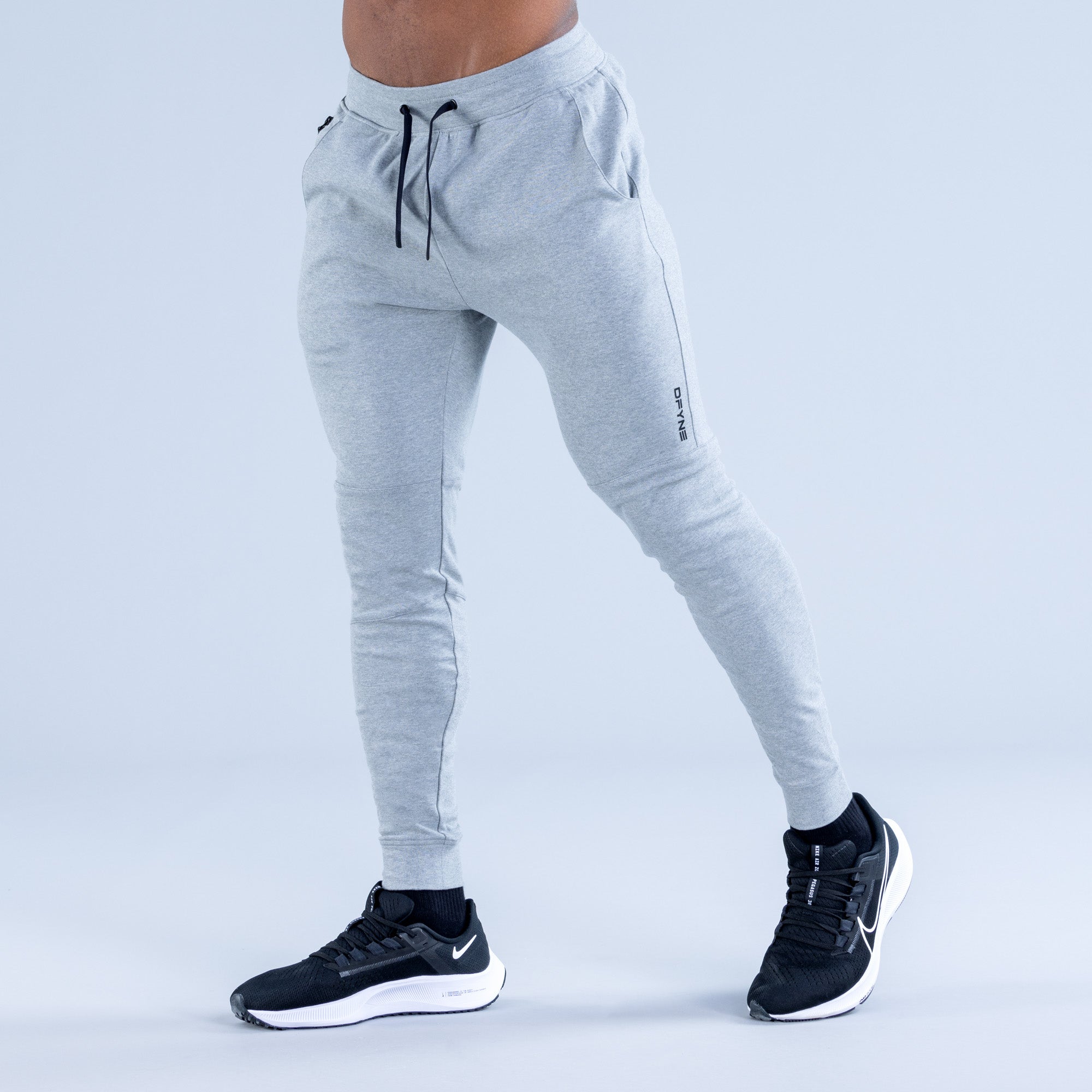DFYNE Stealth Tapered Jogger Nadrág Férfi Szürke | 50371-BLXH