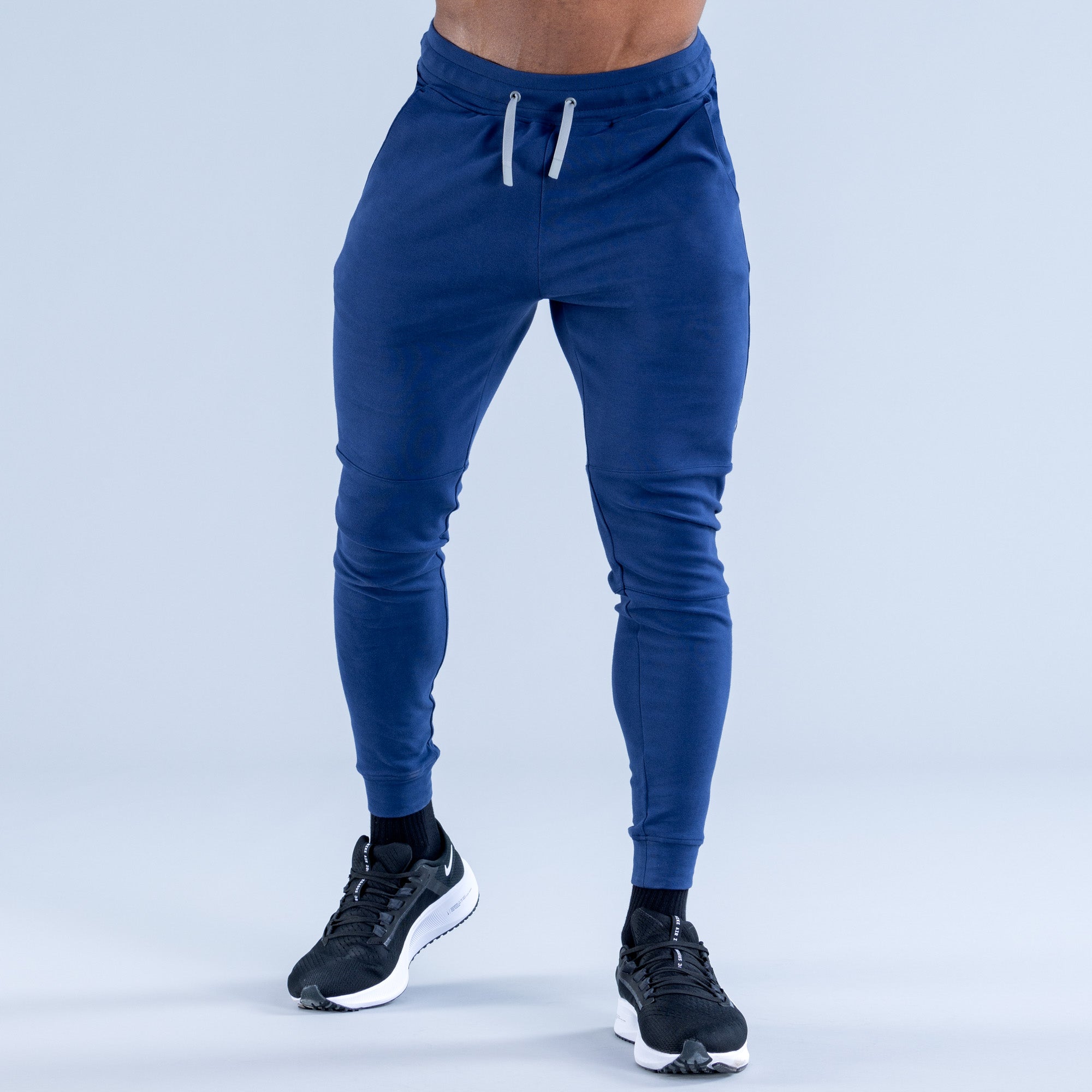 DFYNE Stealth Tapered Jogger Nadrág Férfi Kék | 41823-BKWN