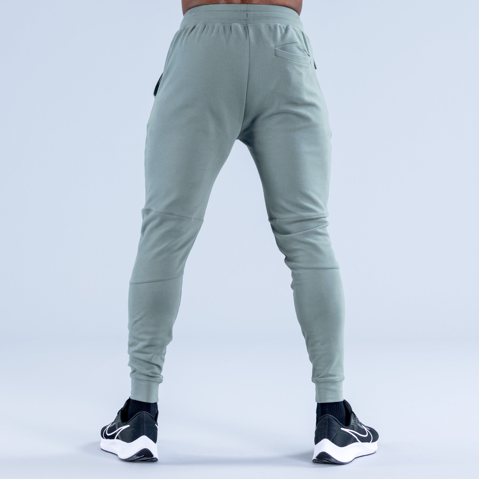 DFYNE Stealth Tapered Jogger Nadrág Férfi Olivazöld | 59432-FGIE