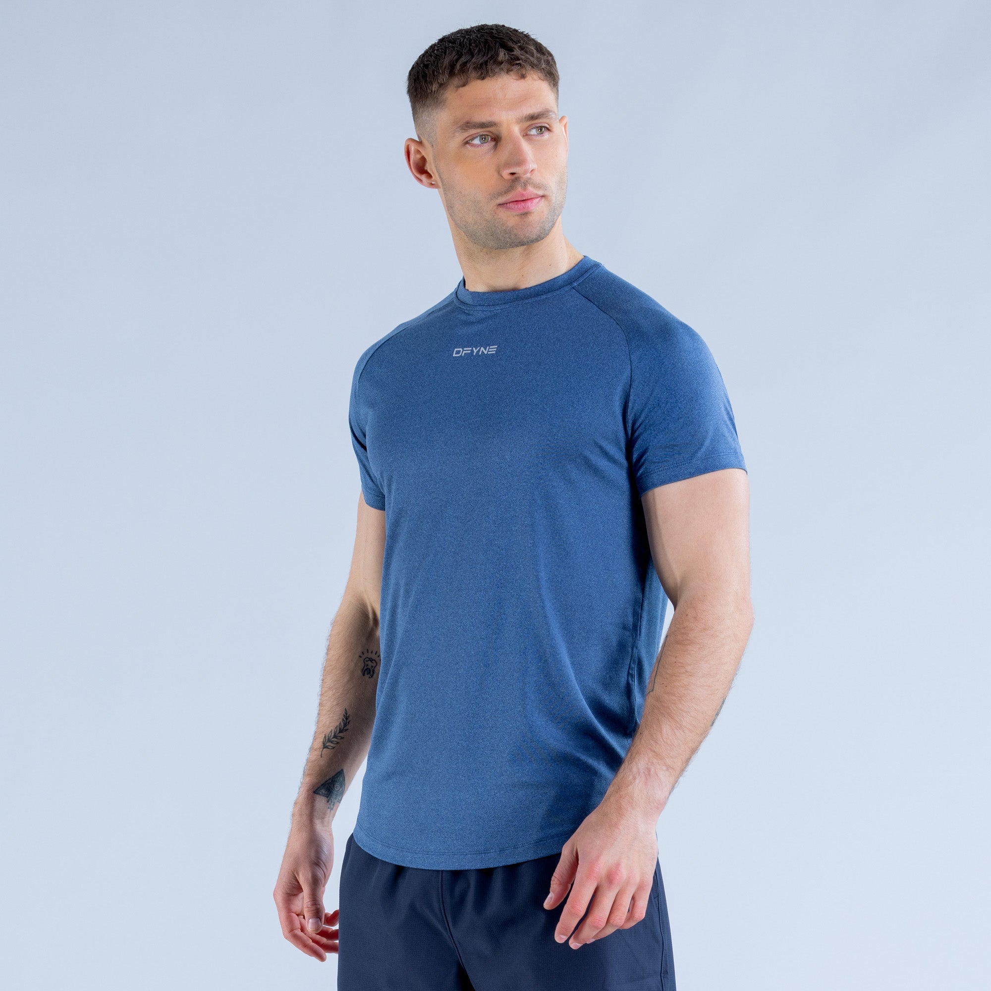 DFYNE Stealth Training Póló Férfi Kék | 28463-ORQG