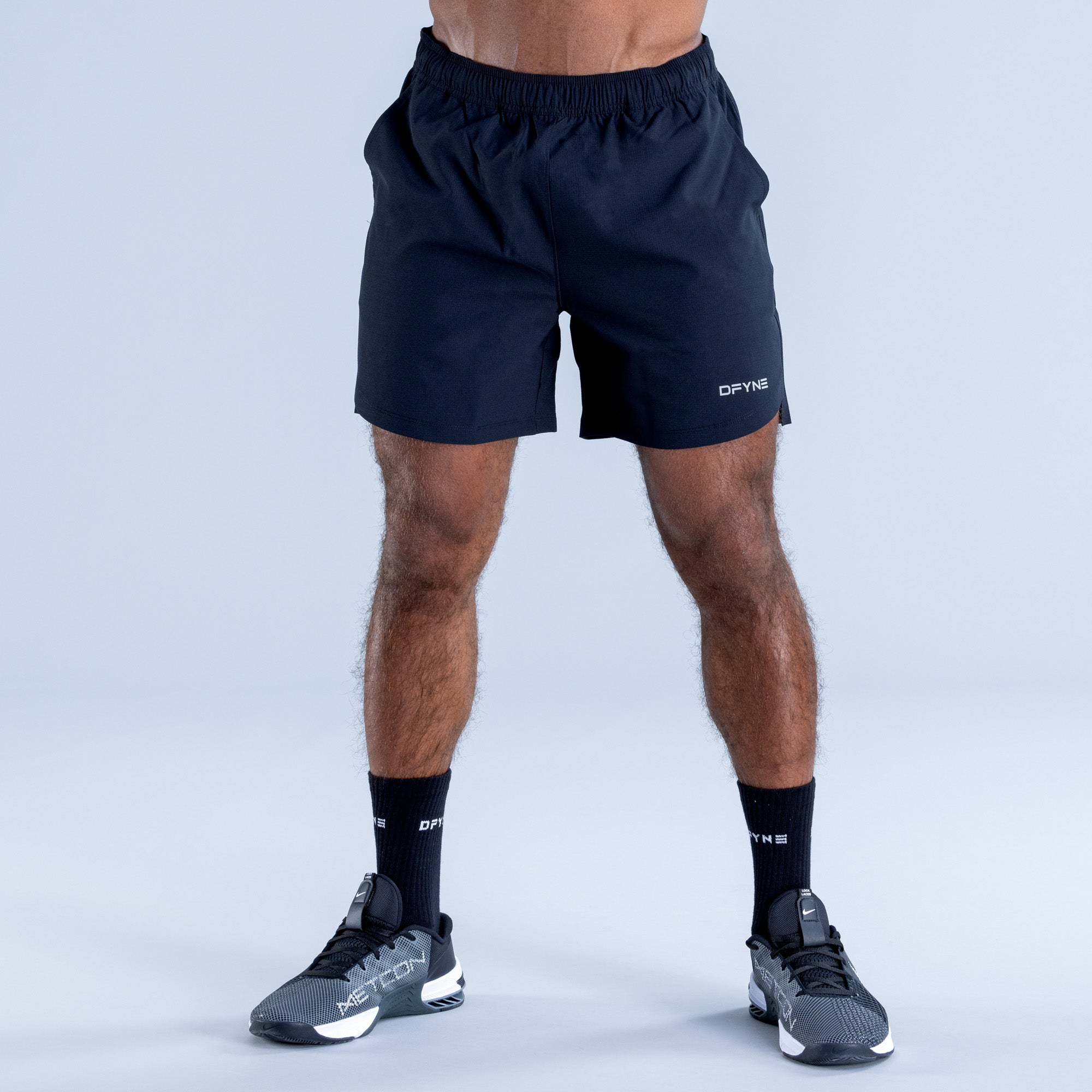 DFYNE Stealth Training Rövidnadrág Férfi Fekete | 32854-MSQI