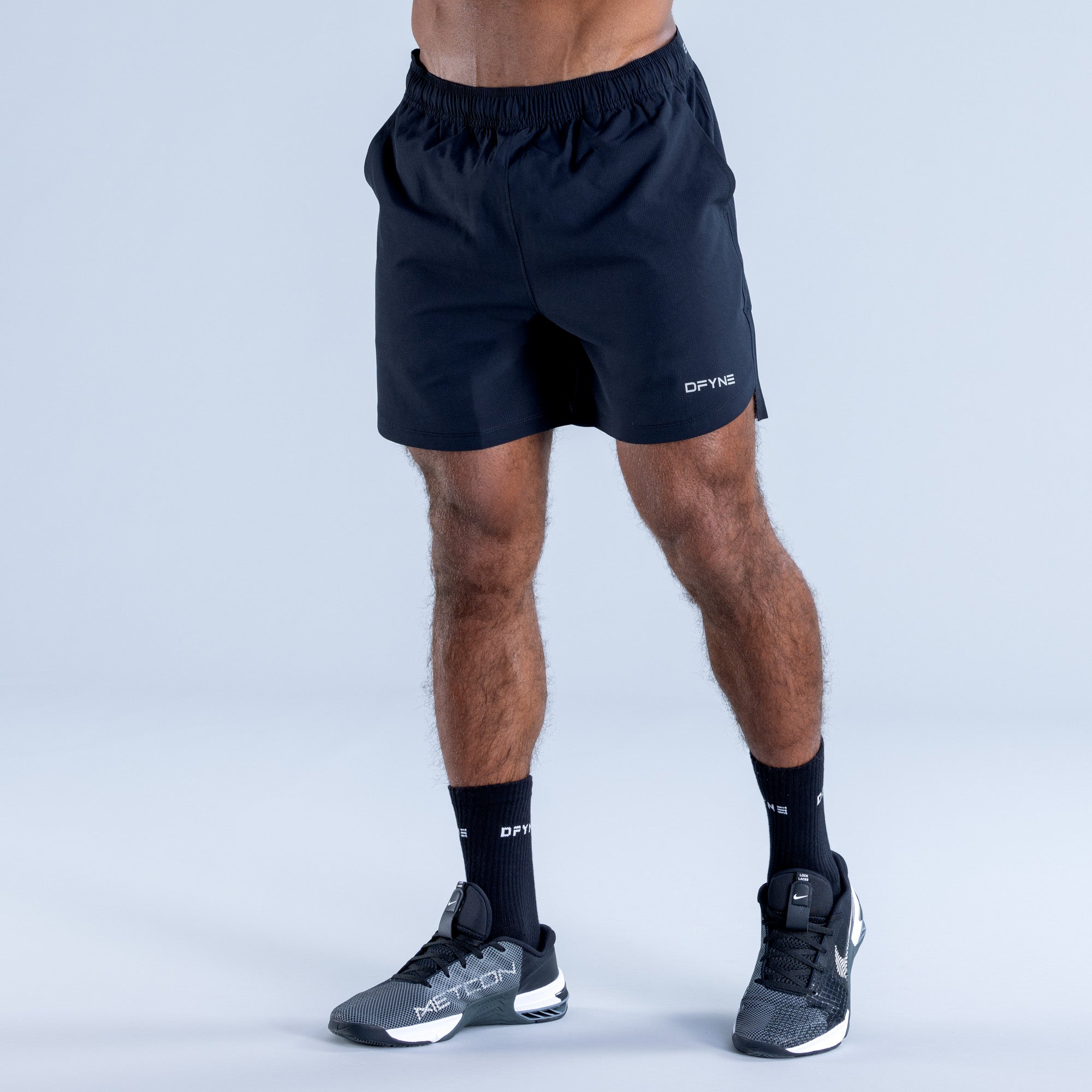 DFYNE Stealth Training Rövidnadrág Férfi Fekete | 32854-MSQI