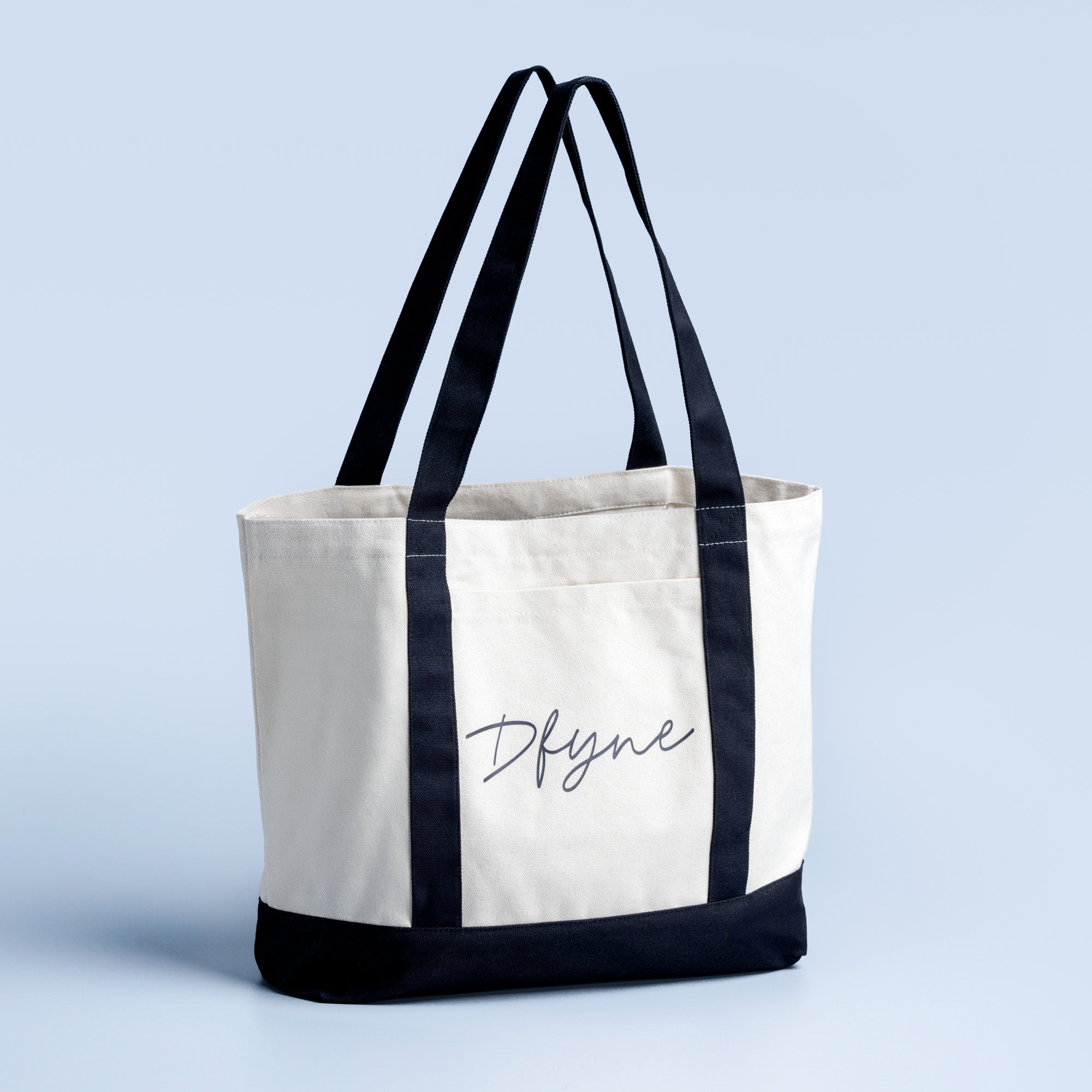 DFYNE Tote Női Fekete | 72059-OJHV