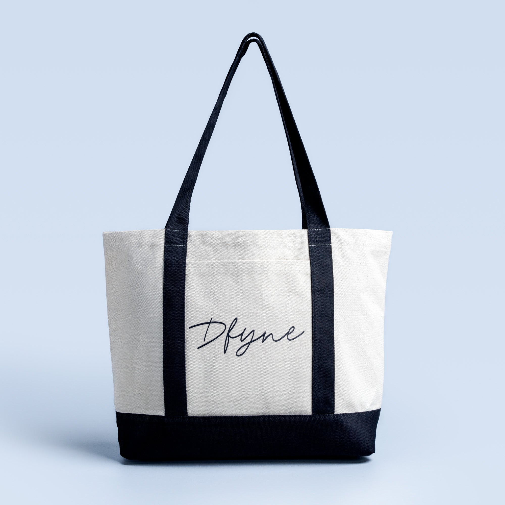 DFYNE Tote Női Fekete | 72059-OJHV